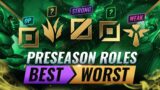 PRESEASON Ranking EVERY ROLE From STRONGEST To WEAKEST – League of Legends