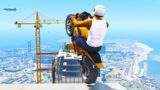 GTA 5 Jumping off Highest Buildings – GTA V Funny Moments #7