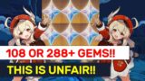 GET 108 Or 288 FREE Primogems! IS This An Unfair Web Event?! | Genshin Impact