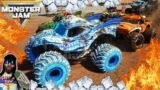 Monster Jam Steel Titans Video Game Fire and Ice Racing Championship #7