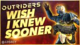 Outriders – Wish I Knew Sooner | Tips, Tricks, & Game Knowledge for New Players