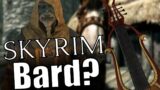 Playing Skyrim as a Bard