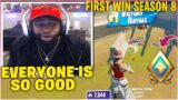 DAEQUAN FINALLY GETS FIRST VICTORY ROYALE After TWO YEARS In Fortnite Season 8 *INTENSE SOLO ARENA*
