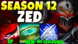 ZED ULT HAS NO CD IN SEASON 12?! New S12 Zed (New Item Axion Arc) League of Legends