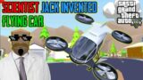 SCIENTIST JACK INVENTED FLYING CAR | Sasti GTA V | Tecnoji Gamer
