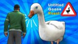 Franklin Gets Roasted by a Giant Goose | GTA V