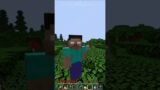 Herobrine Wants Totem of Undying in Minecraft #shorts #minecraft