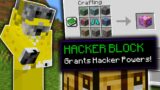 Minecraft Manhunt, But I can Craft Hacks!?