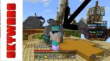 Playing Minecraft skywars with my friend [were really good no commentary]