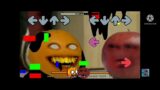 fnf apple and glitched annoying orange and cover by fnf EVERYONE|lighting gaming show