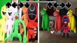 FNF Rainbow Friends But Blue x Squidgame x Doors – Dance in Real Life -Rainbow Friends