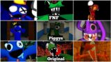Rainbow FNF vs Rainbow Piggys vs Rainbow Friends Original Jumpscares [ Roblox ]